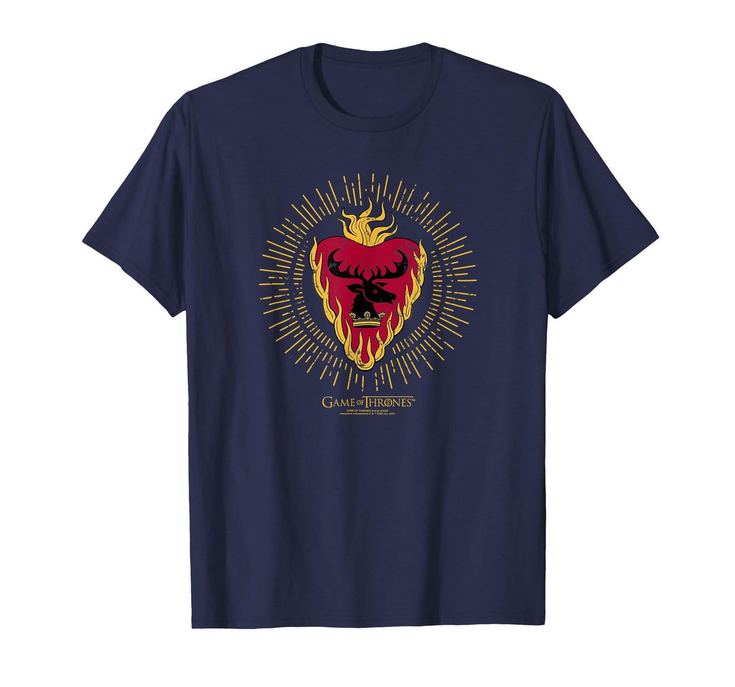 Game of Thrones Stannis Baratheon Burst Sigil T-Shirt
