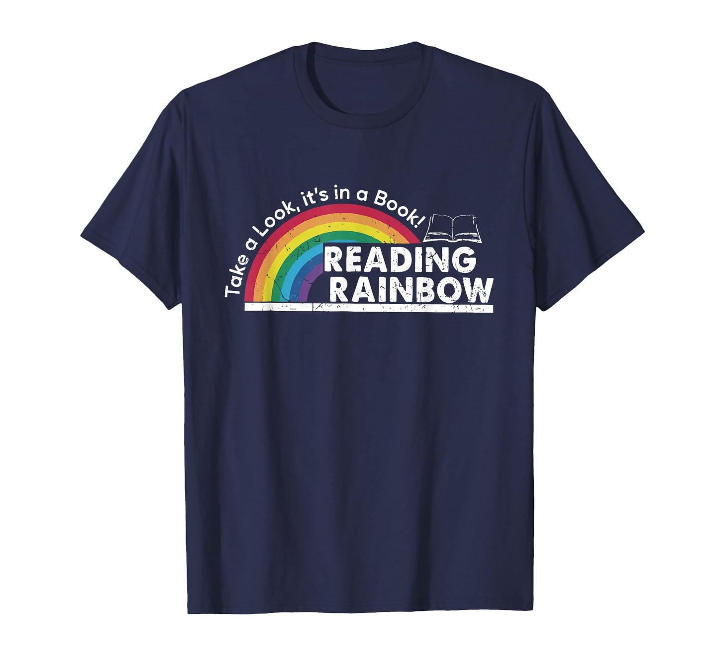 Take A Look It's In A Book Retro Reading Book Lover T-Shirt