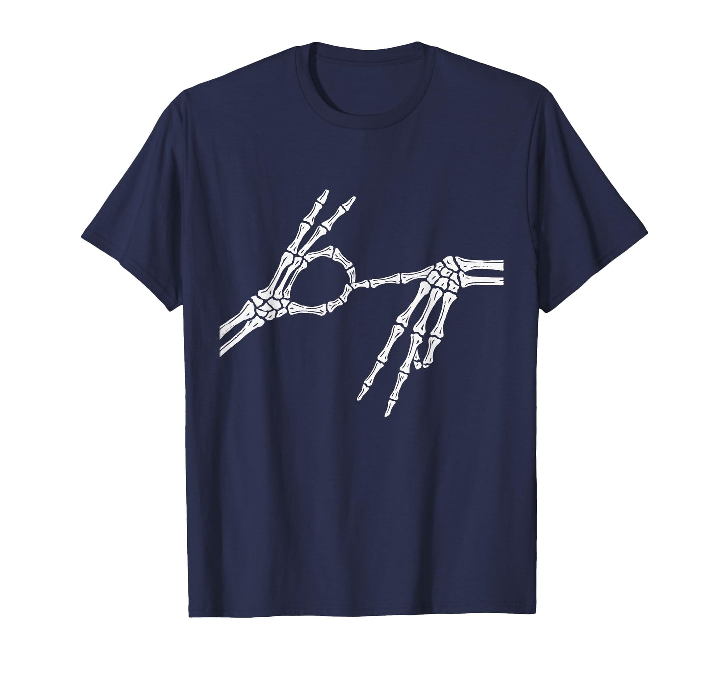 Skeleton Hands Six Seven 6 7 Halloween Costume Men Women T-Shirt