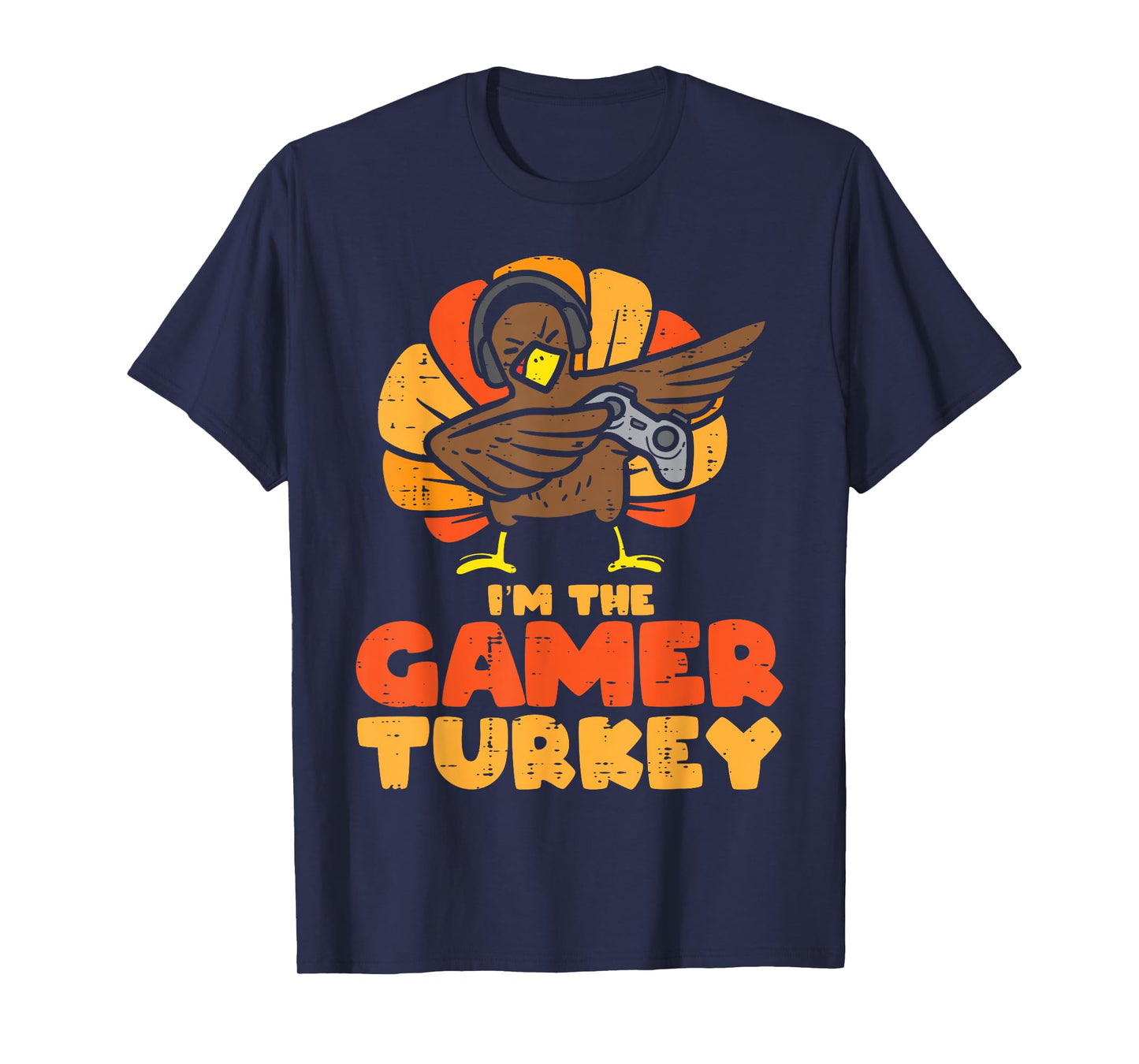 Gamer Turkey VIdeo Games Gaming Boys Thanksgiving Kids Men T-Shirt