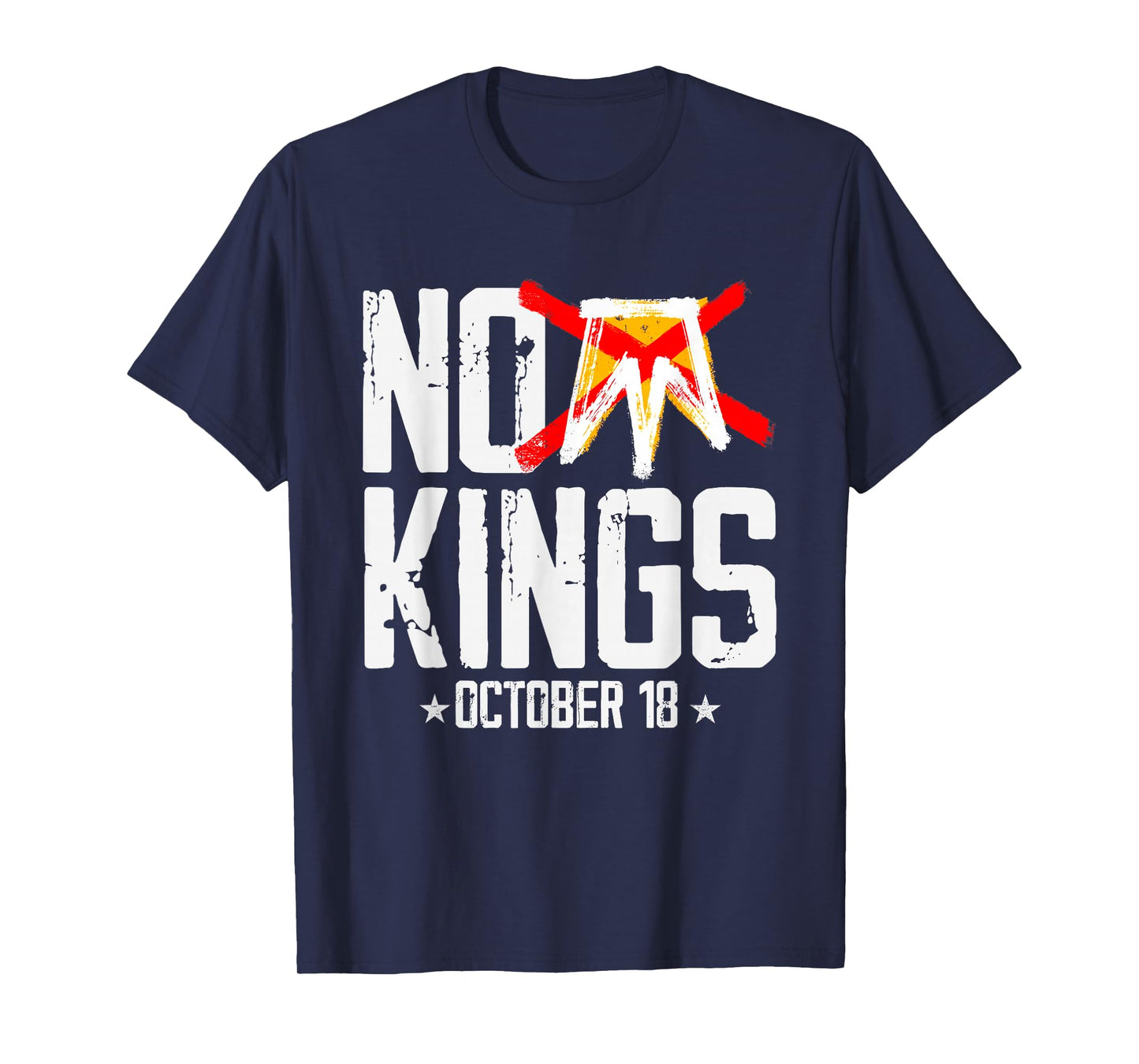 No Kings October 18 No Kings Day T-Shirt