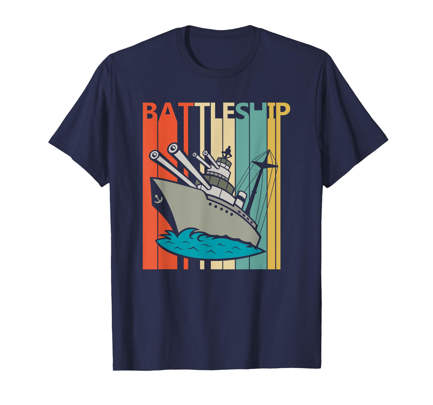 Vintage Battleship T-Shirt - Armored Warship Shirt T-Shirt