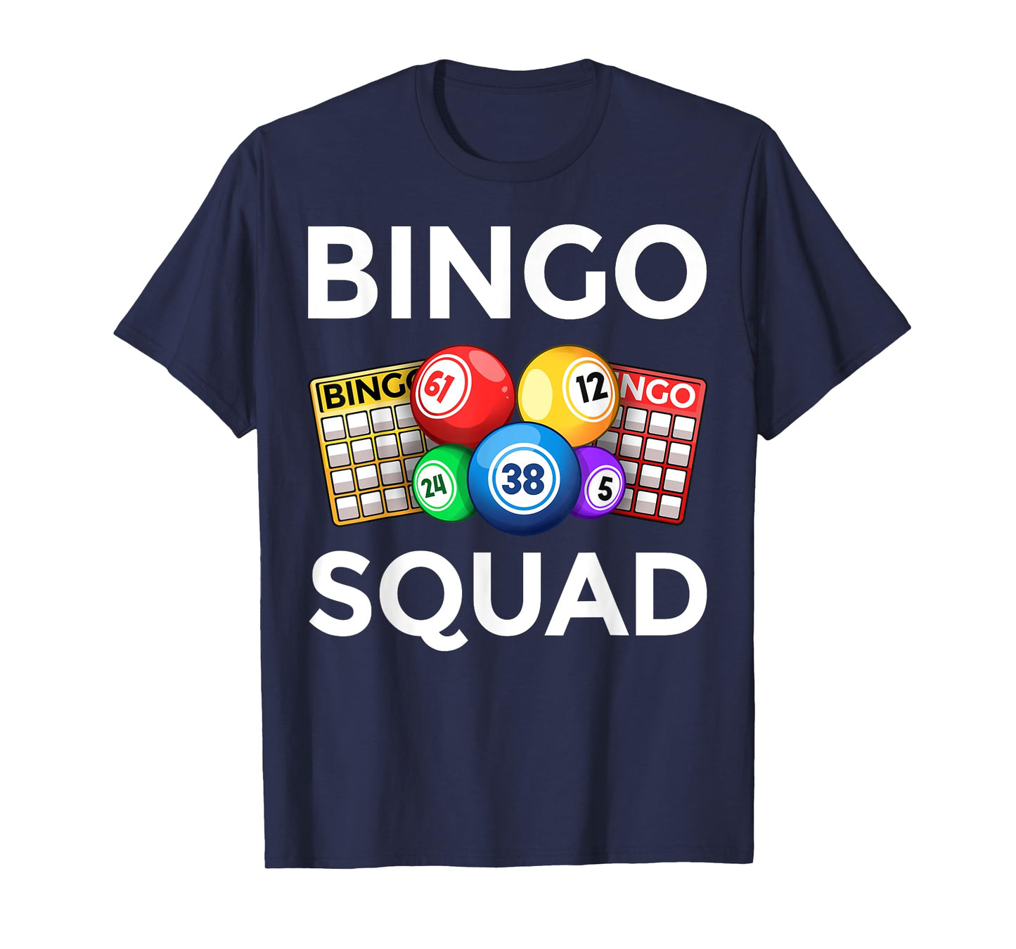 Cute Bingo Designs For Men Women Bingo Lovers Players Casino T-Shirt