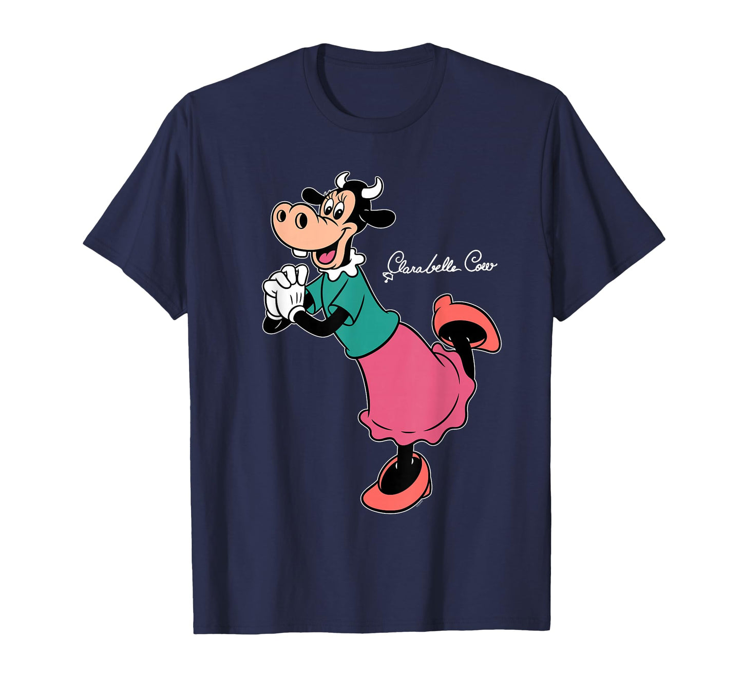 Disney Clarabelle Cow Retro Character Pose Trip Matching T-Shirt