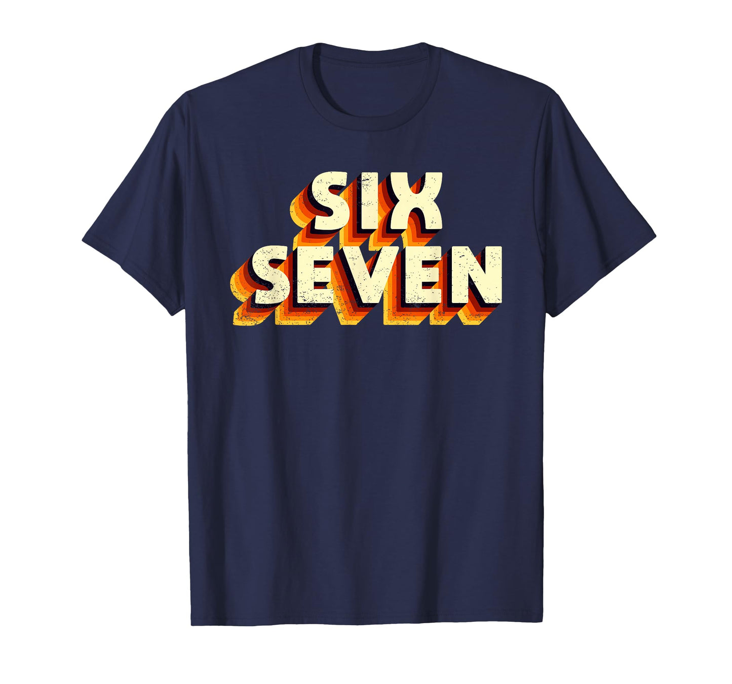 Fun Six Seven 6 7 Meme Design T-Shirt