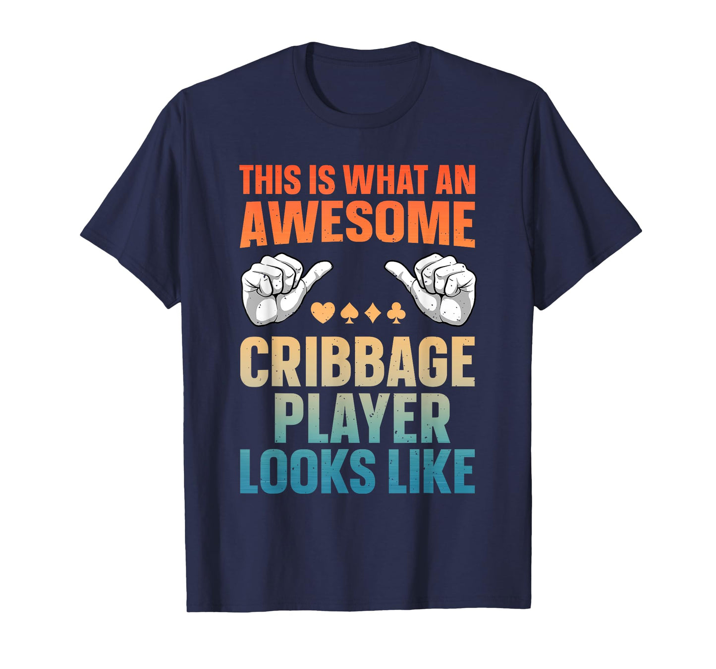 Cribbage Art For Men Women Cribbage Board Cribbage Players T-Shirt
