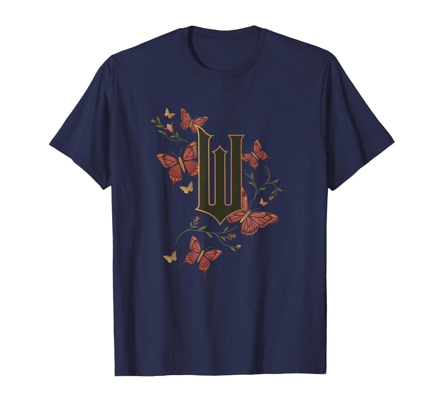 Wicked Movie Logo W Butterfly T-Shirt