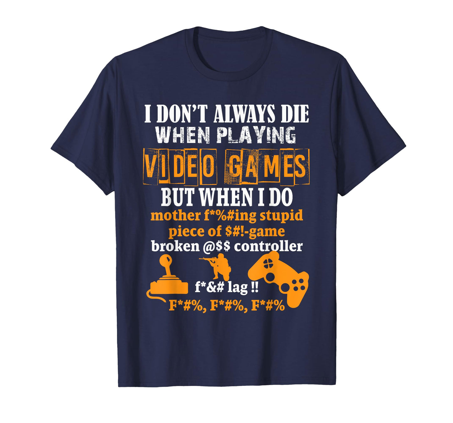 Video Games T-Shirt Funny Gamer Tee for Console Gaming Fans T-Shirt