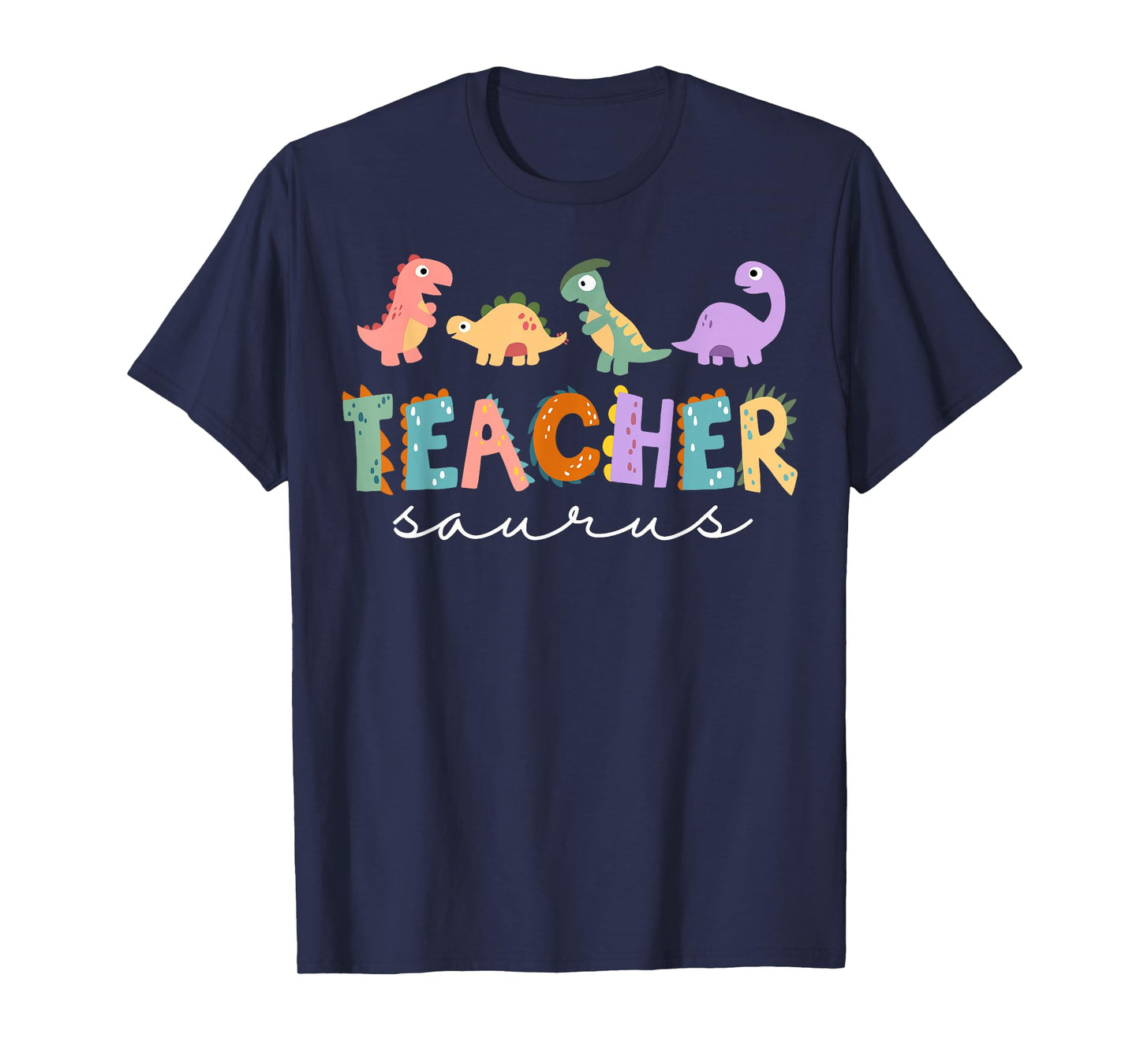 Womens Dinosaur Teacher Teachersaurus Rex Funny Dino Gift T-Shirt