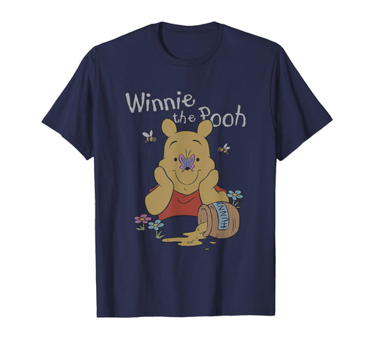 Disney Winnie The Pooh Butterfly Nose T-Shirt