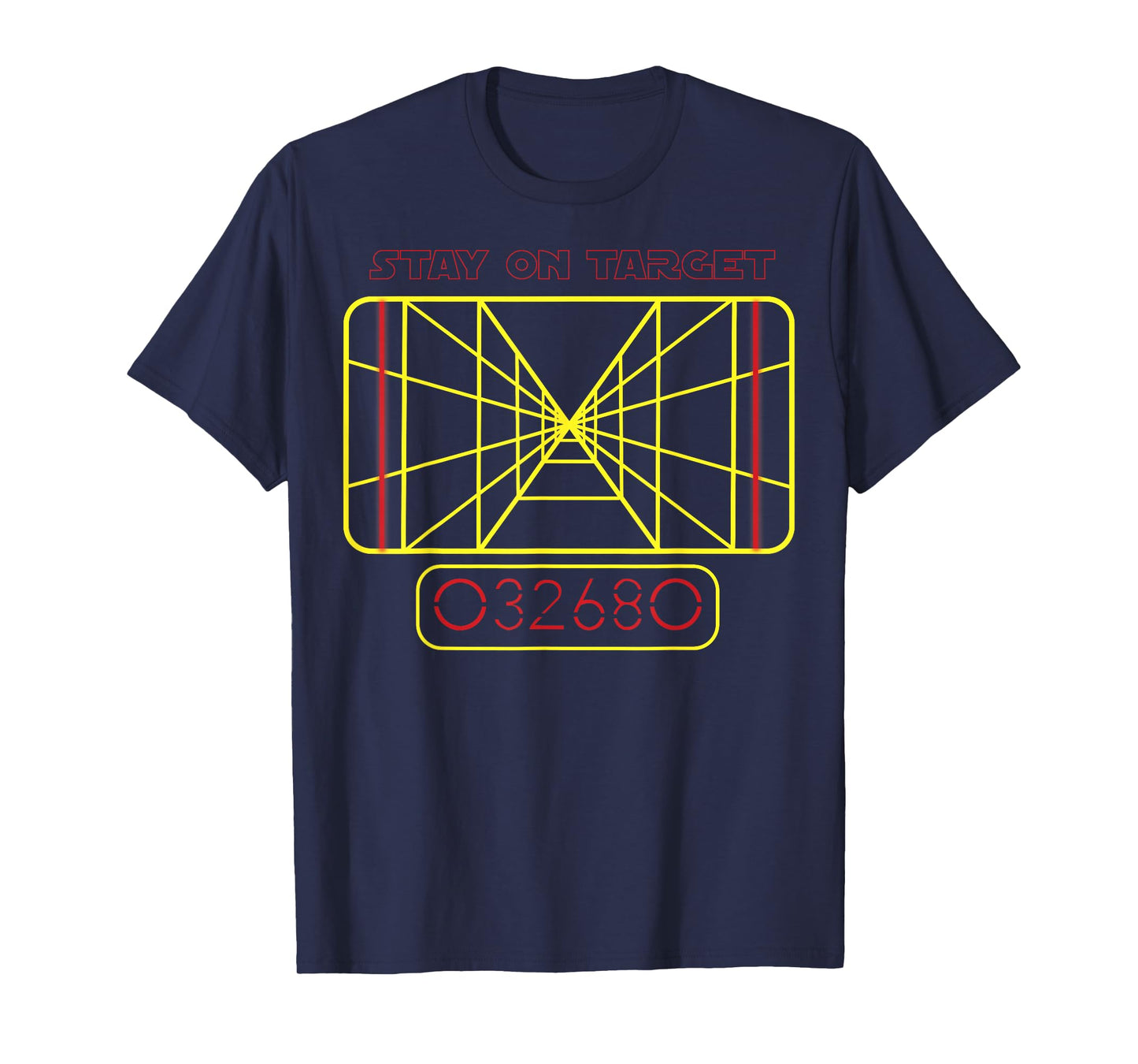 Star Wars Line Art Stay On Target T-Shirt