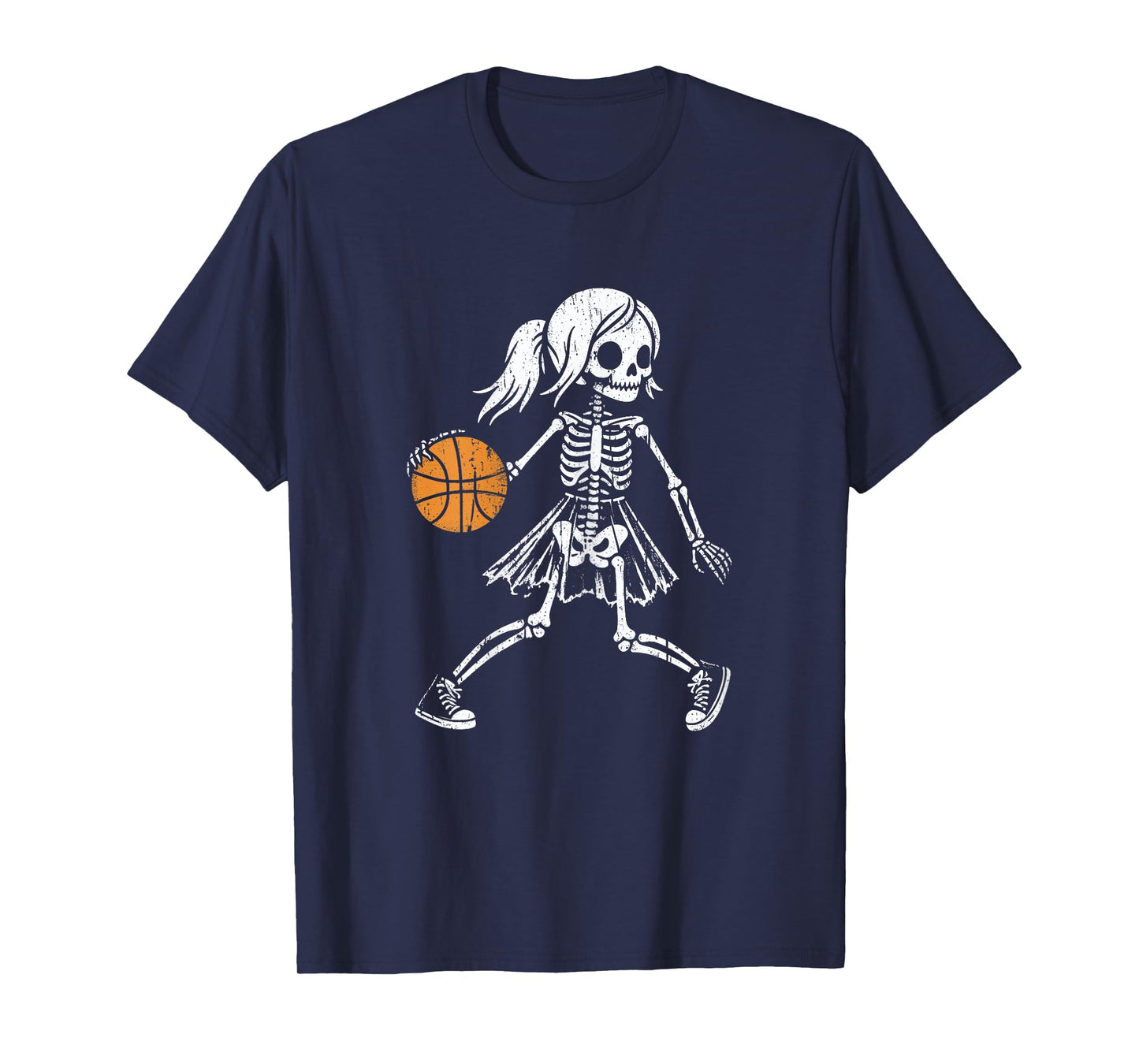 Spooky Basketball Skeletons Spooky Basketball Halloween T-Shirt