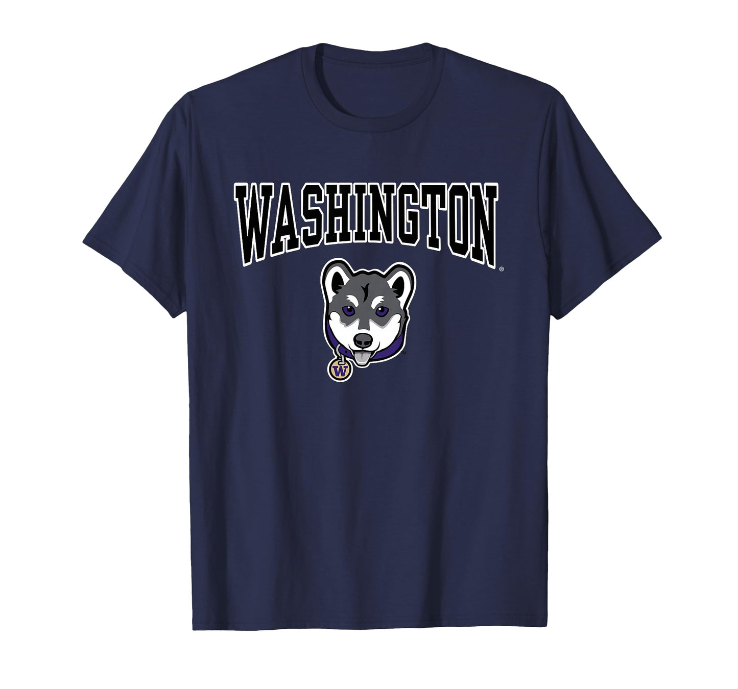 Kids Washington Huskies Kid's Mascot Purple Officially Licensed T-Shirt