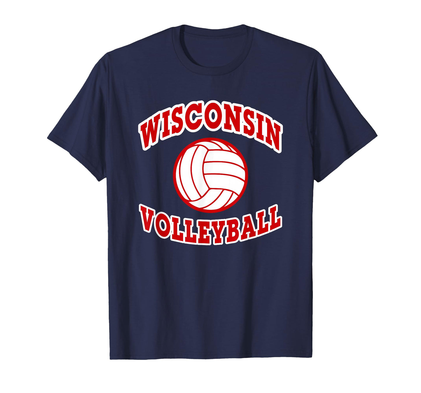 Wisconsin Volleyball Classic Style T-Shirt