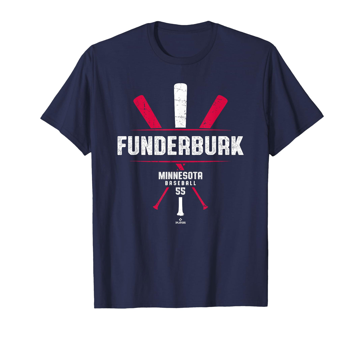 Vintage Baseball Bat Gameday Kody Funderburk Minnesota T-Shirt