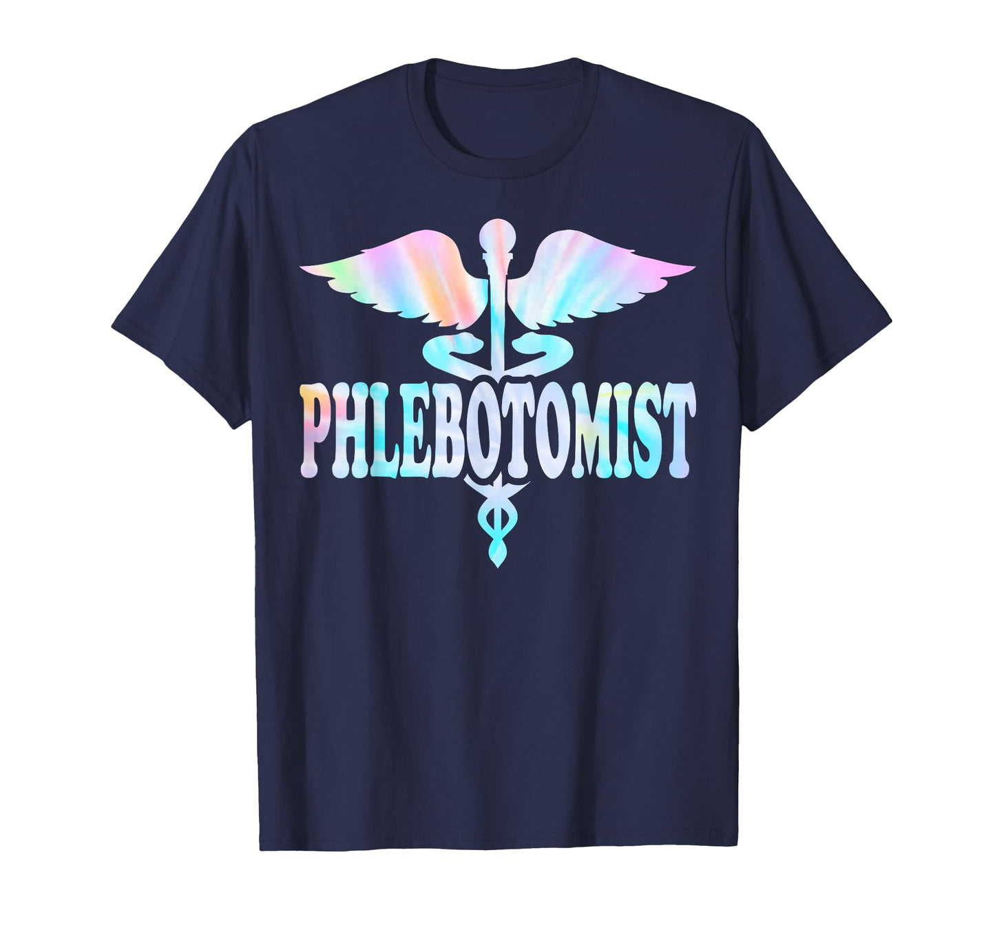 Phlebotomist Caduceus Symbol Phlebotomy Technician Clinical T-Shirt