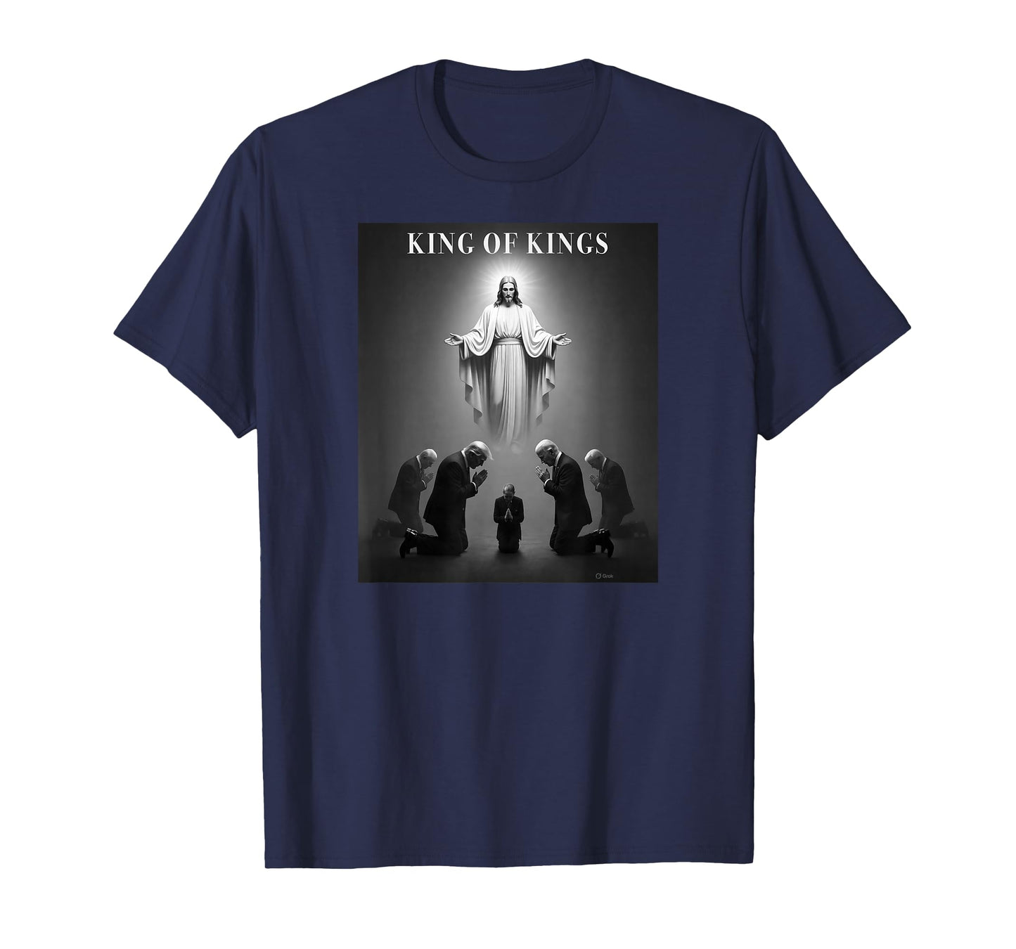 Christ Reigns No Earthly Kings Revelation Christian Art T-Shirt