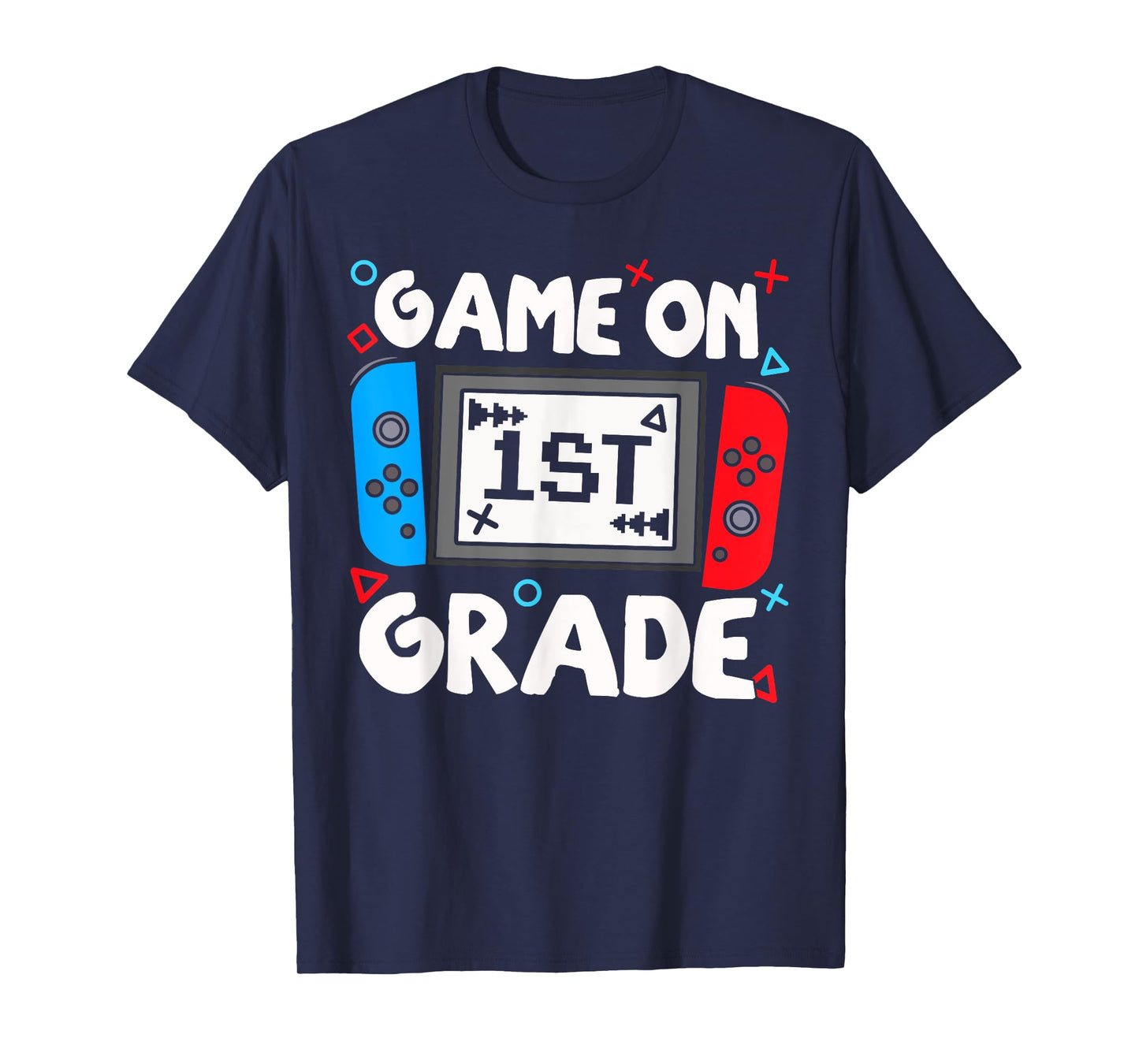 Funny Gamer Game On 1st Grade Back To School Kids Boys T-Shirt