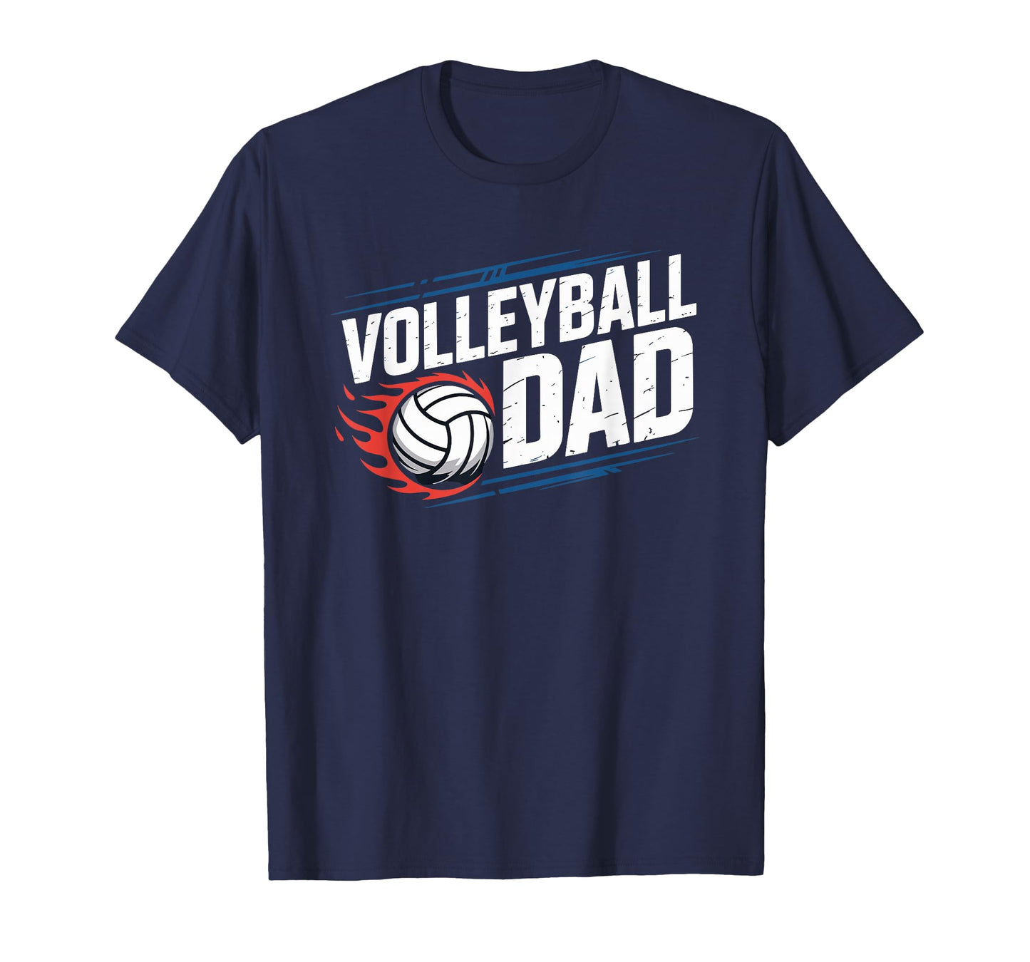 Retro Vintage Volleyball Dad T-Shirt