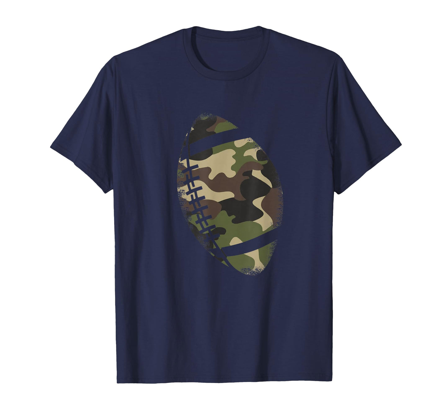 Football Camouflage Gift College Team Coach Camo T-Shirt