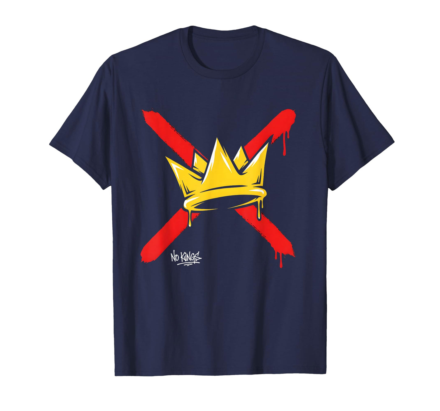 No Kings Nope Protest Sign No Kings in America Democracy T-Shirt