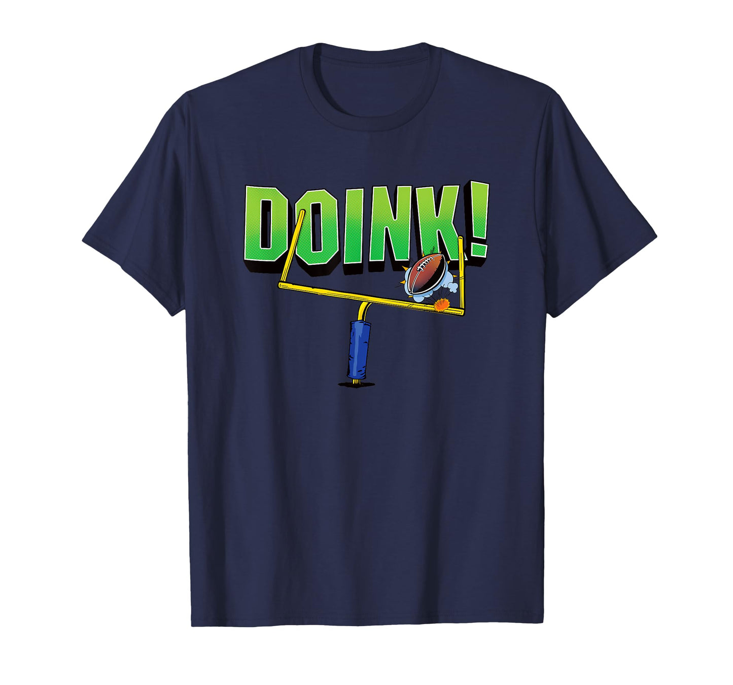 DOINK! funny football kicker missed field goal posts fan T-Shirt