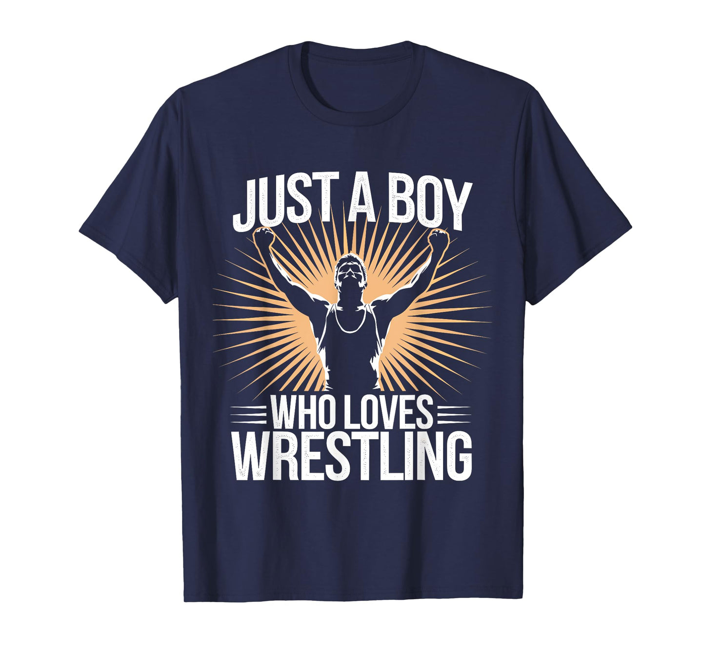 Just A Boy Who Loves Wrestling For Wrestlers Boys And Kids T-Shirt