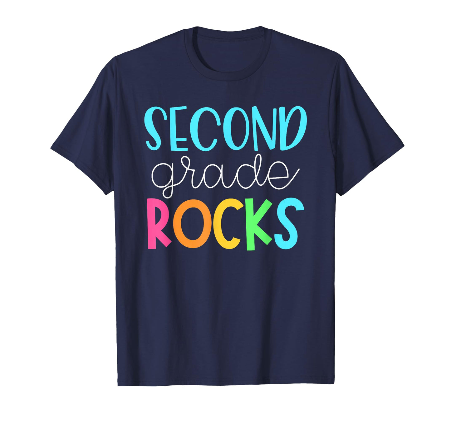 2nd Teacher Team Shirts - Second Grade Rocks T-Shirt