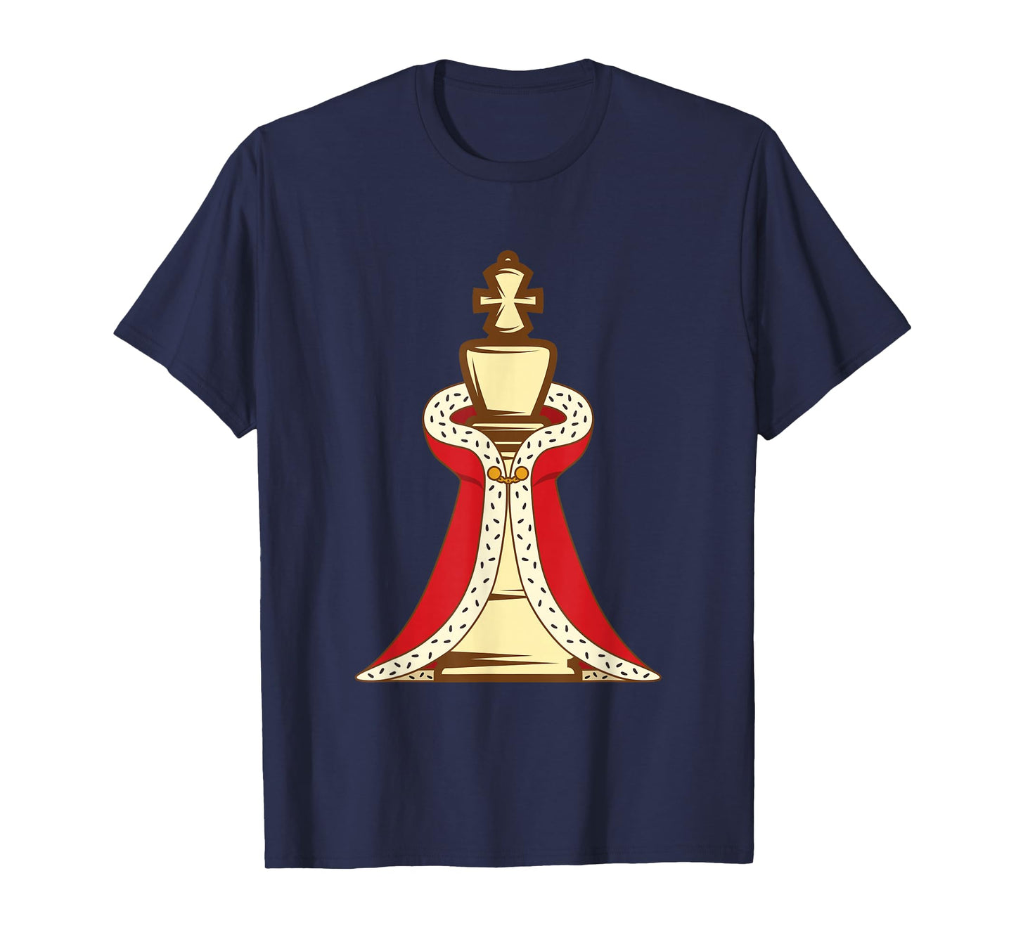 Chess King Piece Costume Chess Club Halloween T-Shirt
