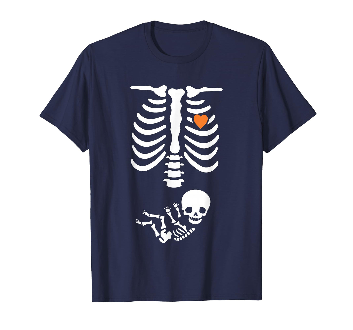 Skeleton Halloween Maternity Funny Pregnancy 2025 T-Shirt