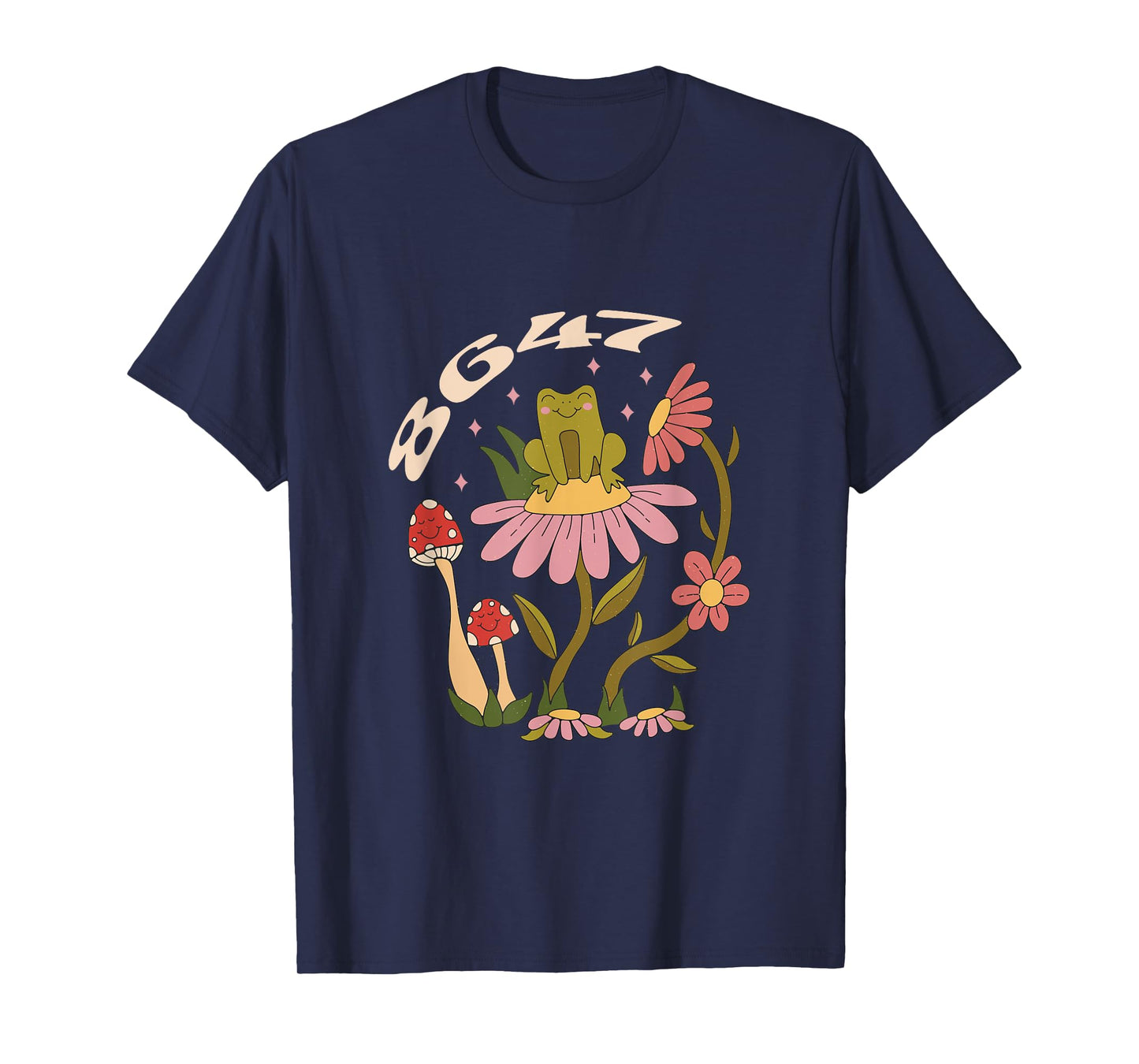 Funny 8647 Subtle Floral Style 86 47 Roman Numerals Retro T-Shirt