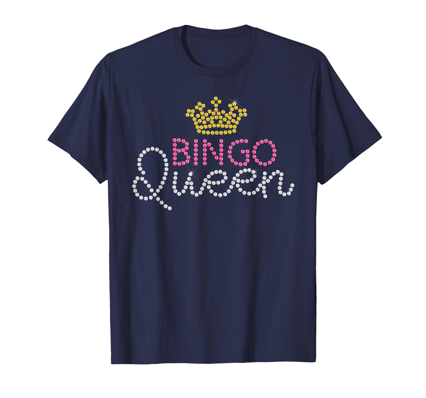 Funny Bingo Queen Casino Players Gambler Lucky Women Gift T-Shirt