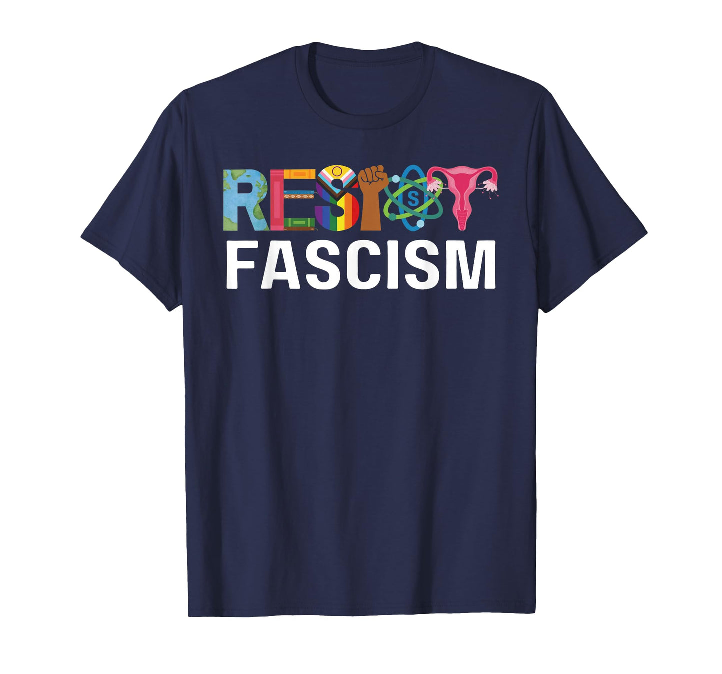 Resist Fascism Anti Racist Anti Trump T-Shirt