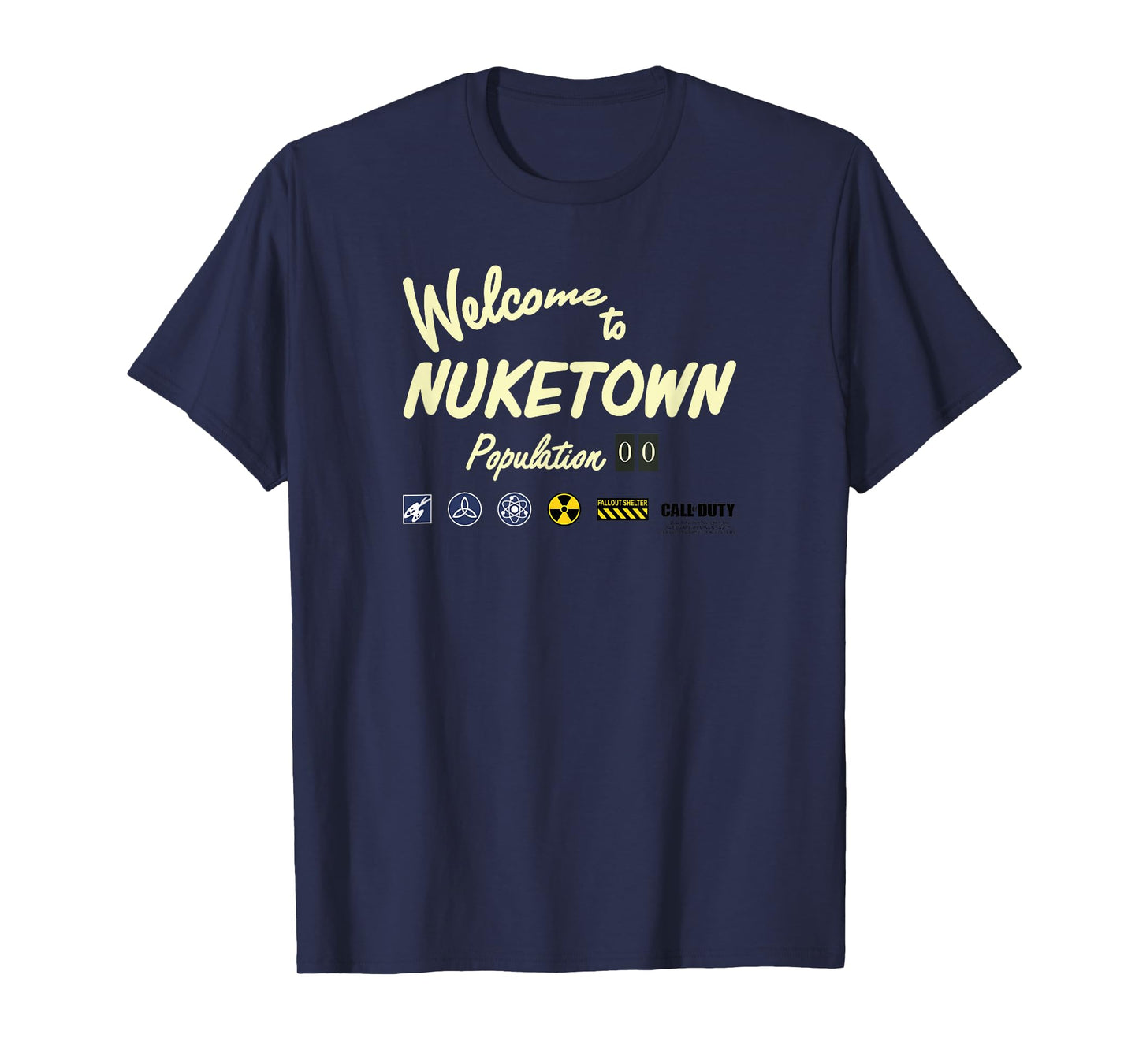 Call of Duty Nuketown Welcome Sign T-Shirt