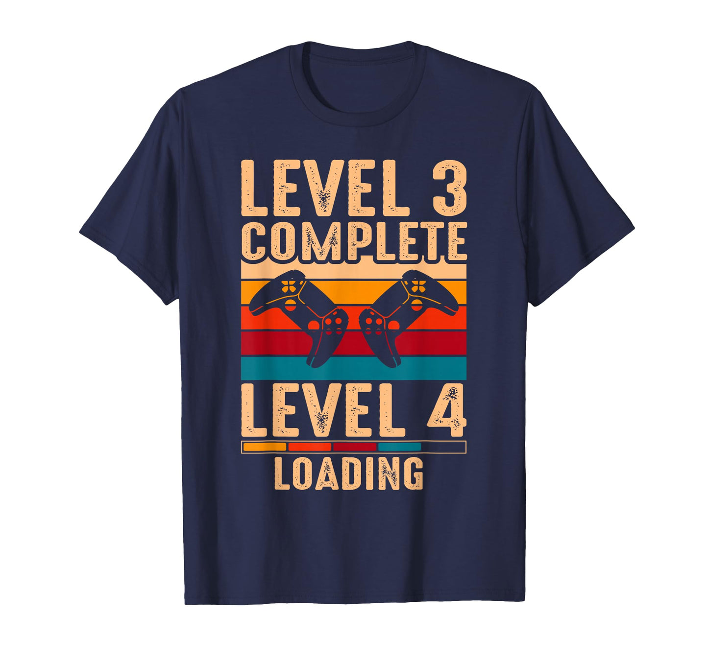 Level 3 Complete Gamer 3 Years Wedding Anniversary T-Shirt