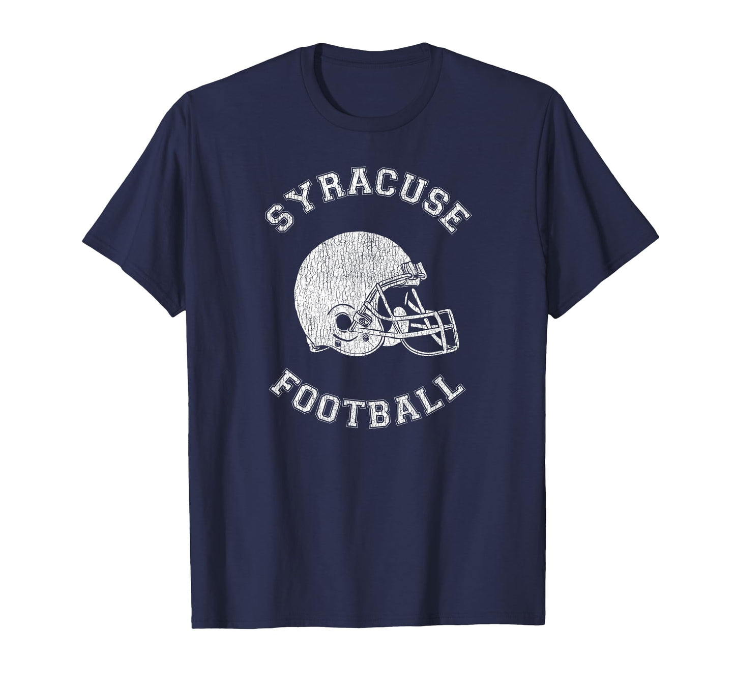 Syracuse Football Distressed 1980's Retro P.E.Dept Style T-Shirt