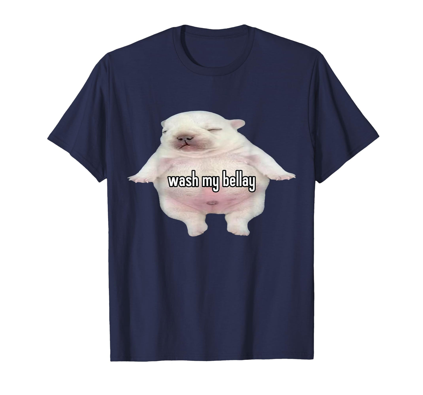 Pibble Meme Wash My Belly Funny T-Shirt