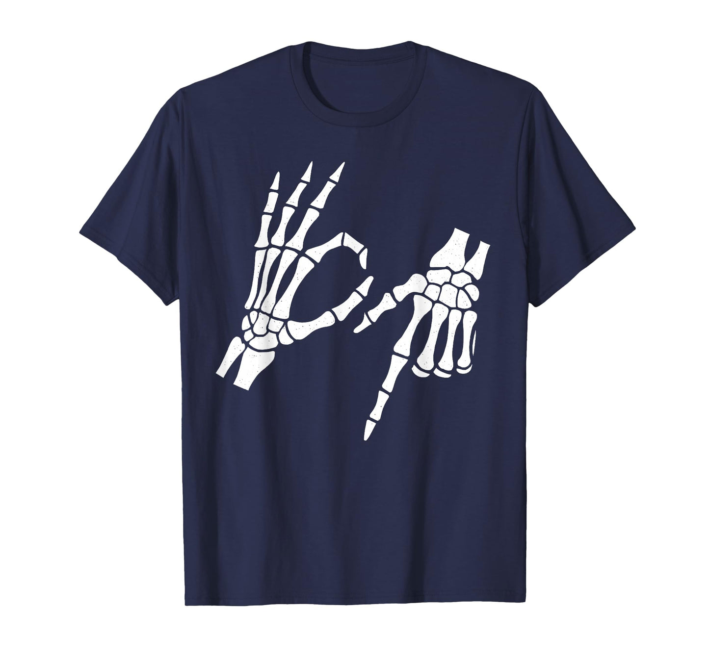 Funny 67 Six Seven Trending Meme Halloween Skeleton Hands T-Shirt