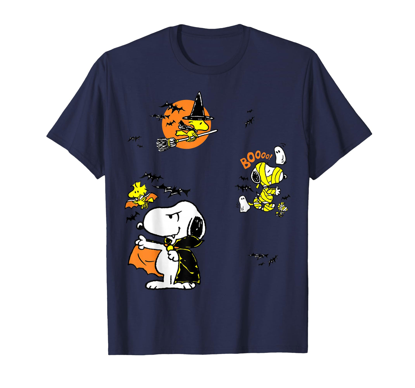 Snoopy and Woodstock Halloween Fun T-Shirt