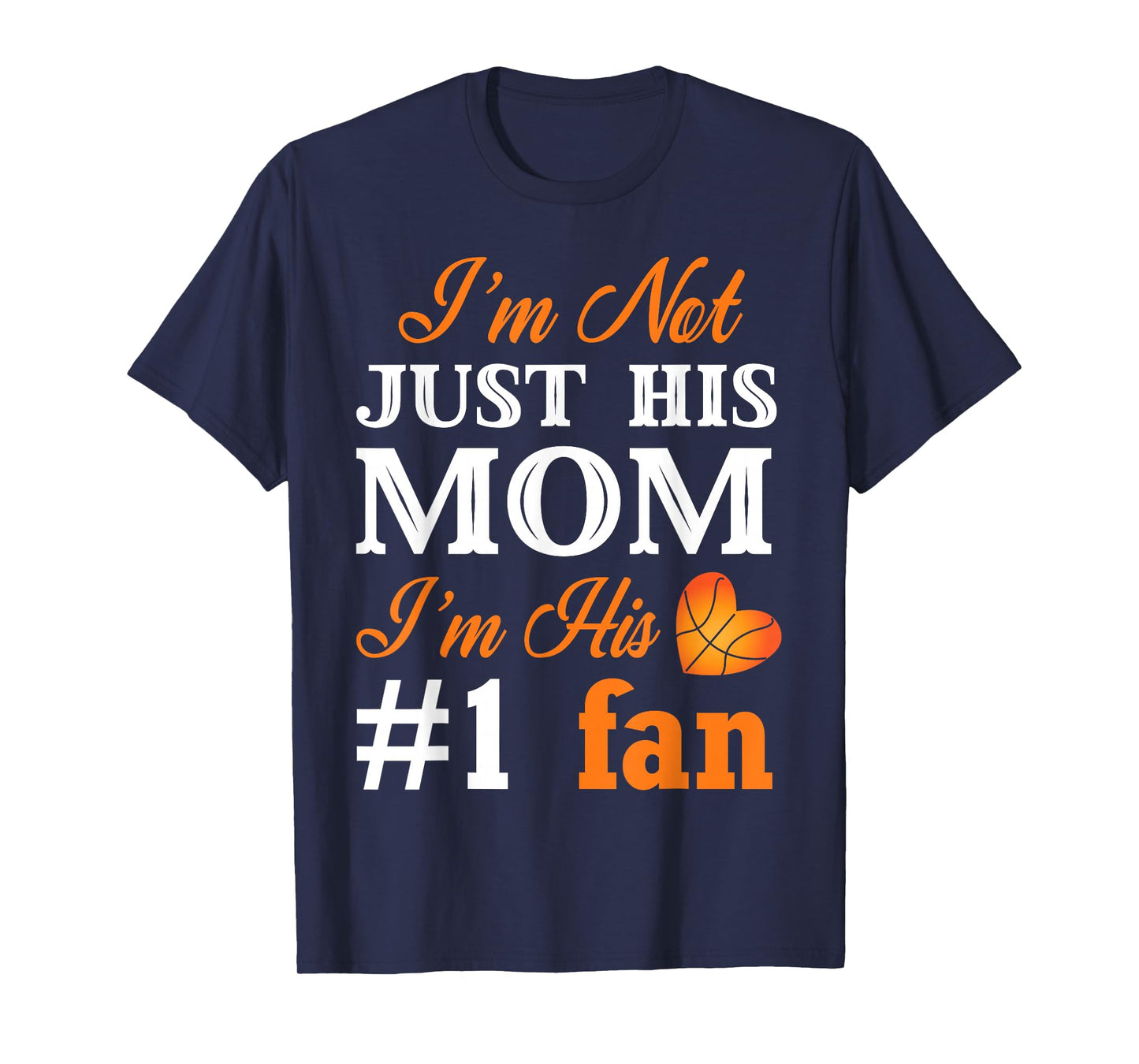 Basketball Fan Mom Quote Shirt Mothers Day Gift For Women T-Shirt