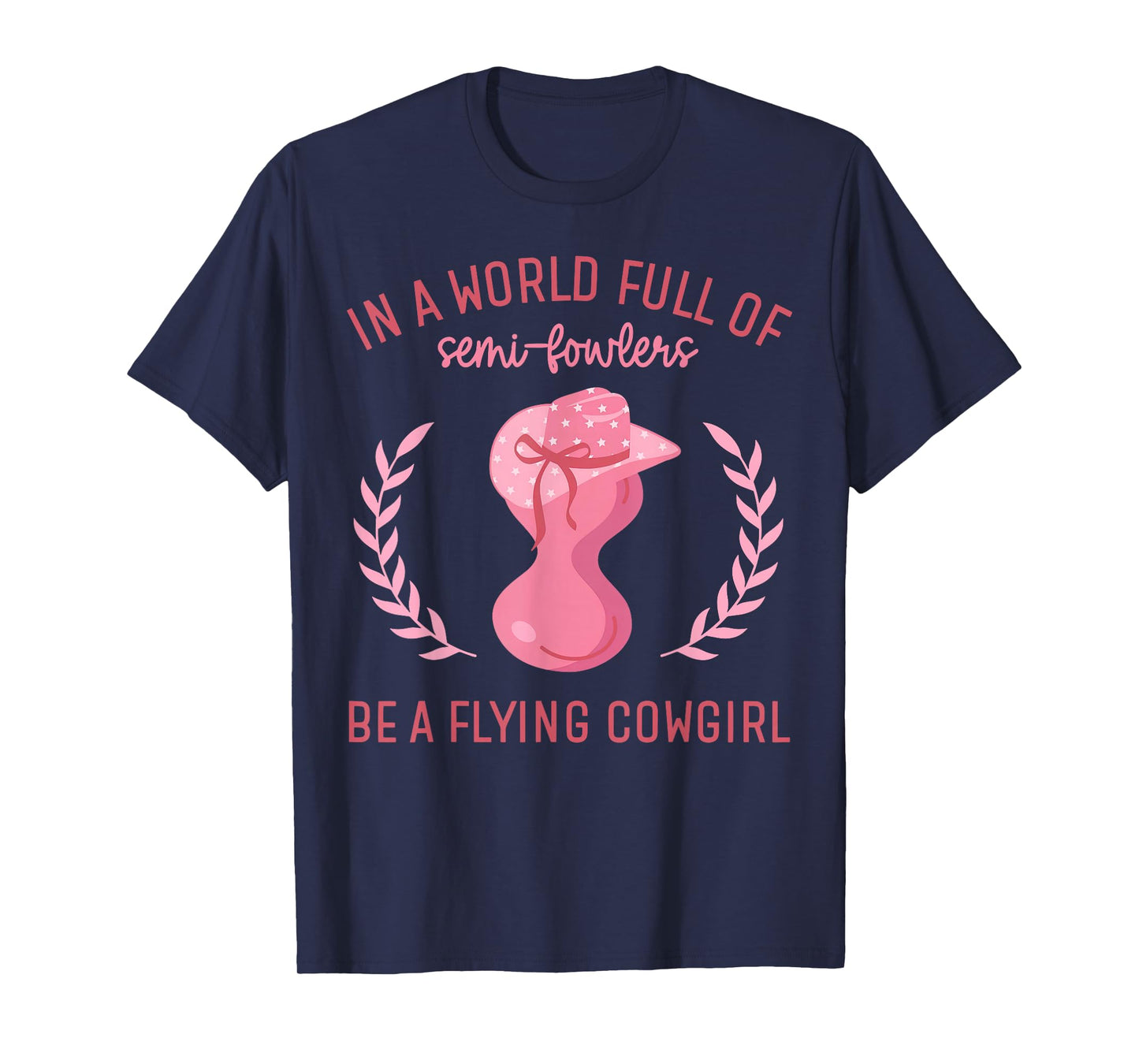 Pink labor And Delivery Nurse Cowgirl L&D Nurse Appreciation T-Shirt