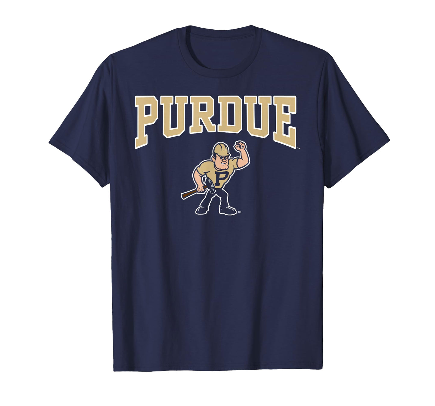 Elite Authentics Black Purdue Boilermakers Arch Logo T-Shirt