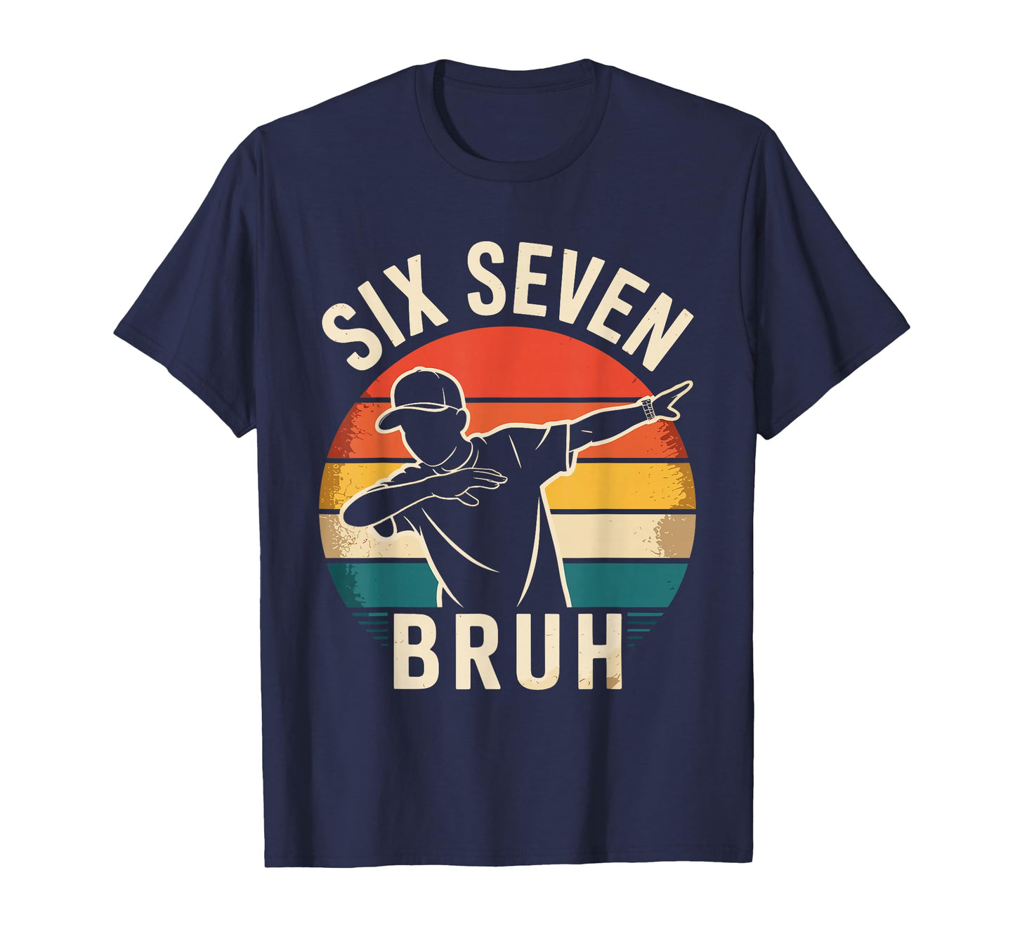 67 Meme 6 7 Numbers Dabbing Six Seven Bruh Funny Boys Kids T-Shirt