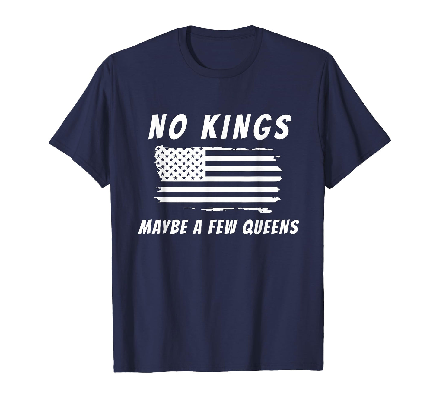 Funny No Kings Anti-Republican Support Trans Rights Humor T-Shirt