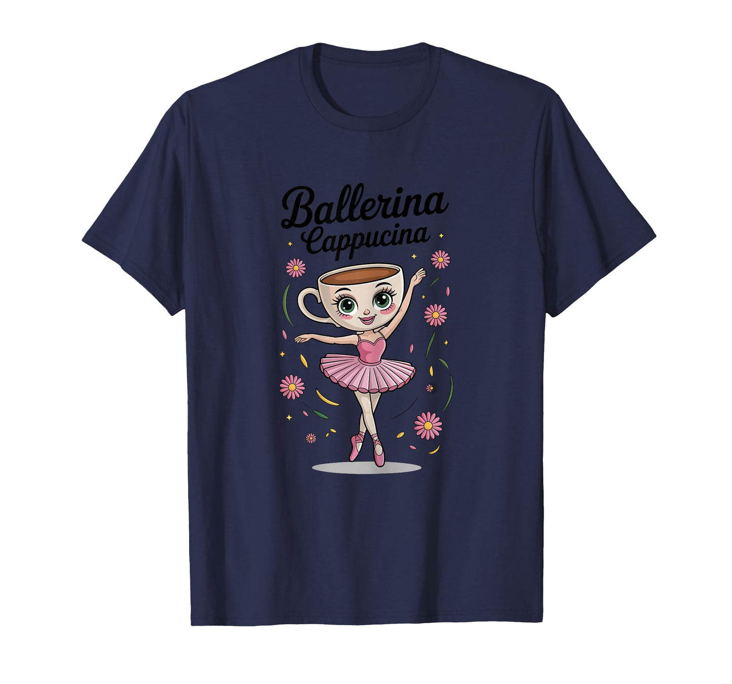 Kids Meme Italian Brainrot Cappuccino Ballerina Cappuccina T-Shirt