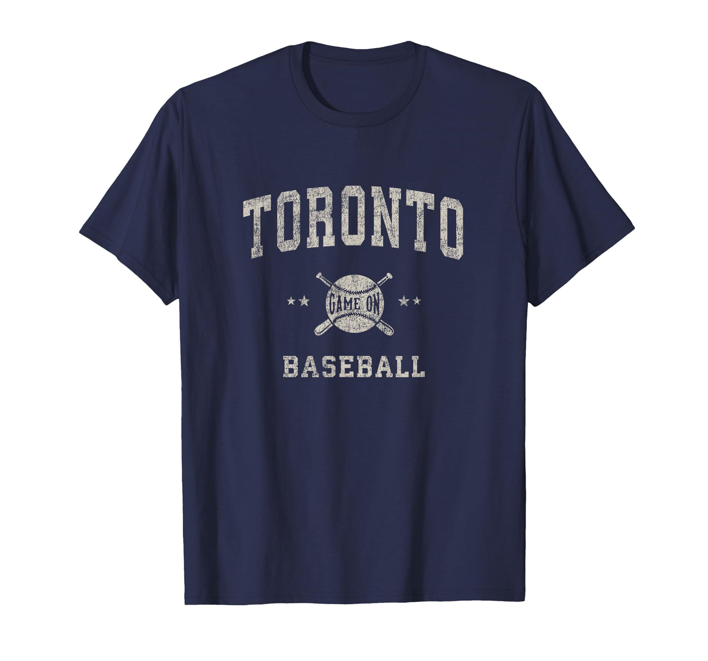 Toronto Vintage Baseball Throwback Retro Design T-Shirt