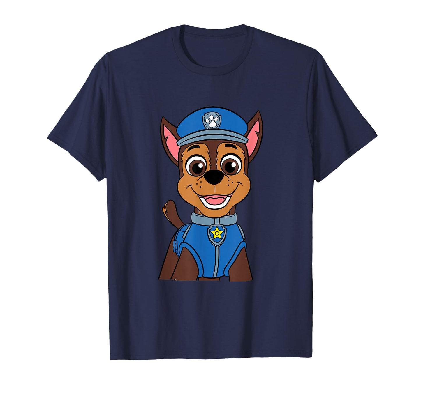 Paw Patrol Chase Happy Pup Portrait Classic Look T-Shirt