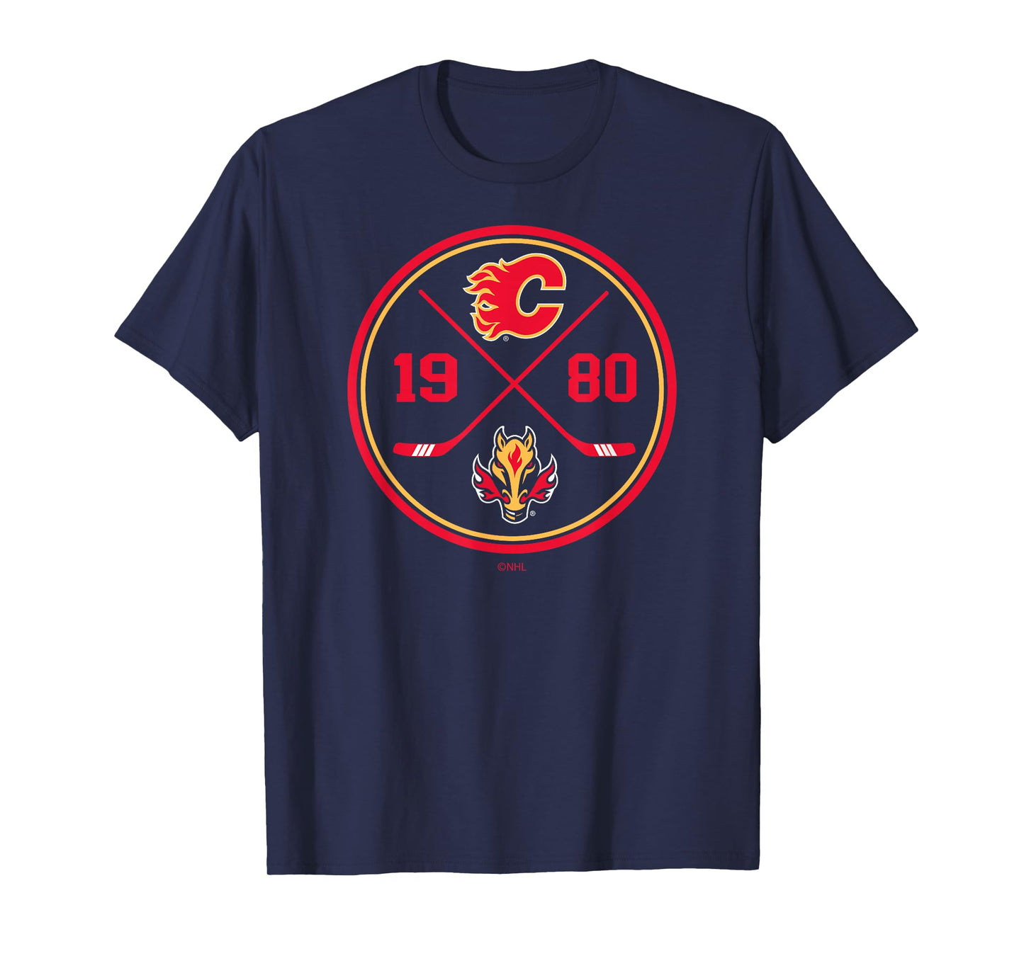 Calgary Flames Prize Black Officially Licensed T-Shirt