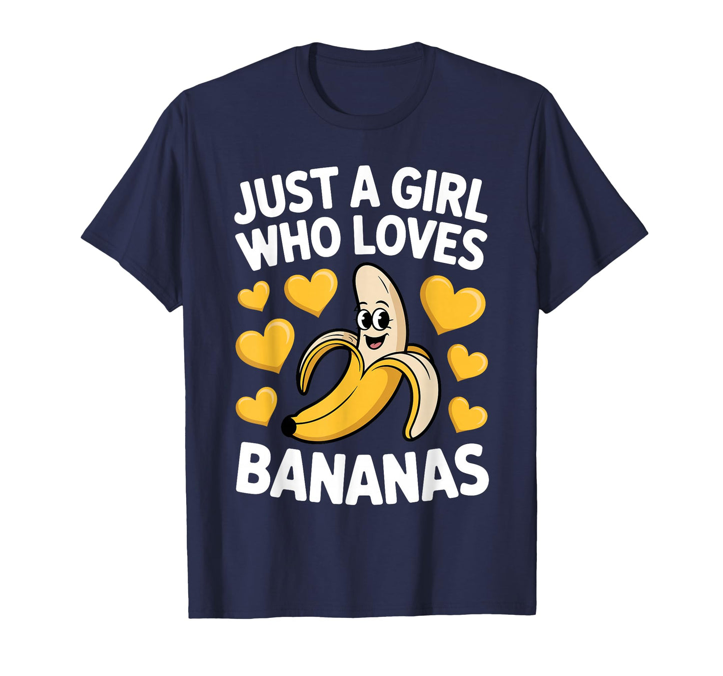 Funny Banana Design for Women Girls Banana Lovers Banana T-Shirt