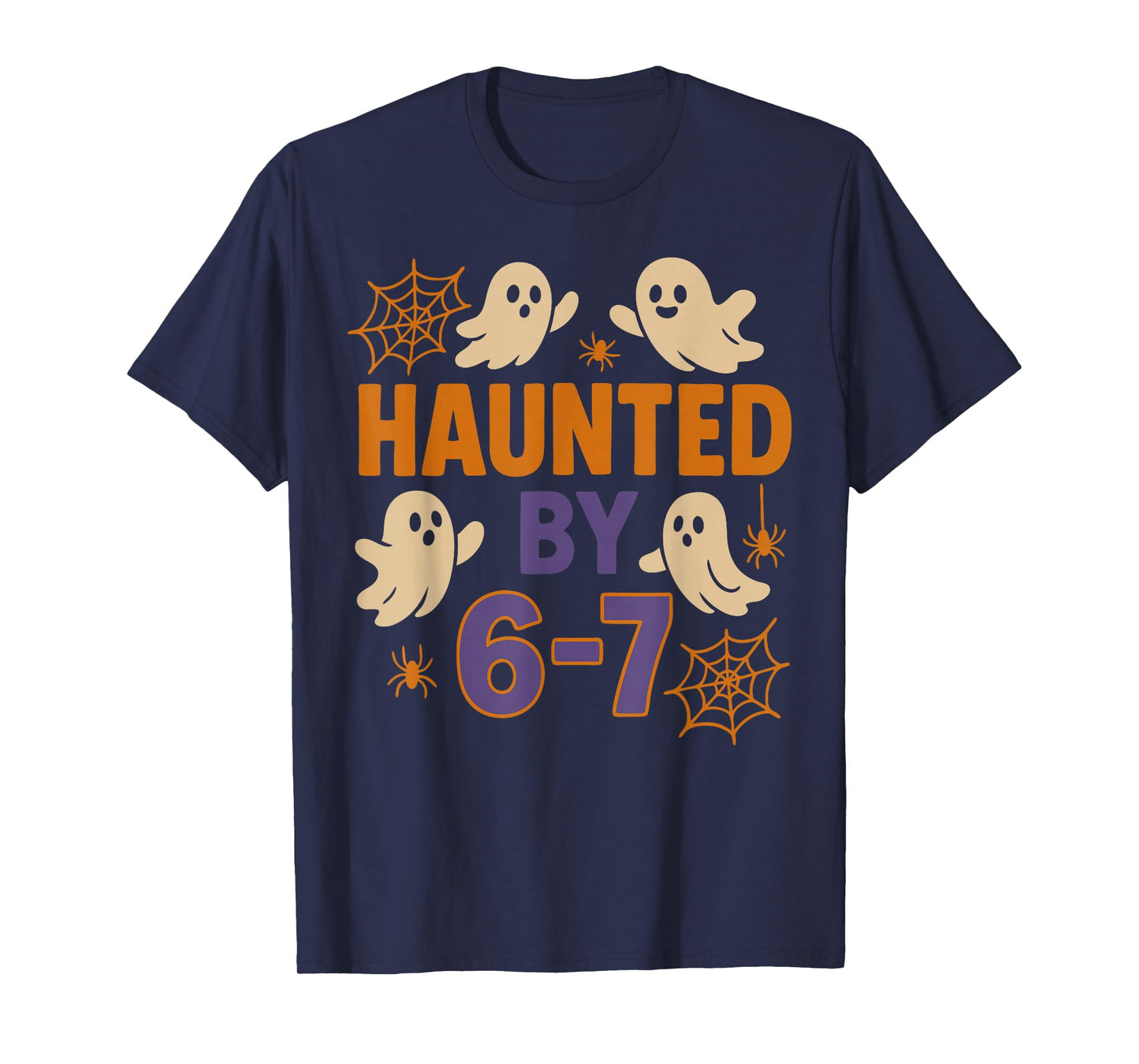Haunted by 6-7 Funny Halloween Ghost Teacher Humor T-Shirt